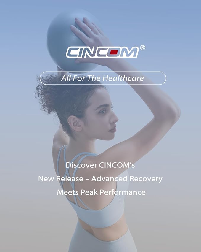 CINCOM Leg Massager Recovery System Cordless Air Compression Boots for Circulation Pro Sequential Compression Device for Athlete Fast Recovery