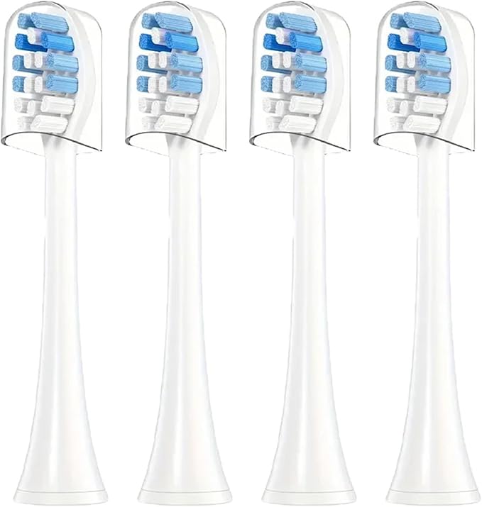4/8/12/16Pcs Replacement Toothbrush HeadsCompatible for Philips Replacement Electric Brush Head 4100 6500 6100 7500 5300 1100(4pcs Blue)