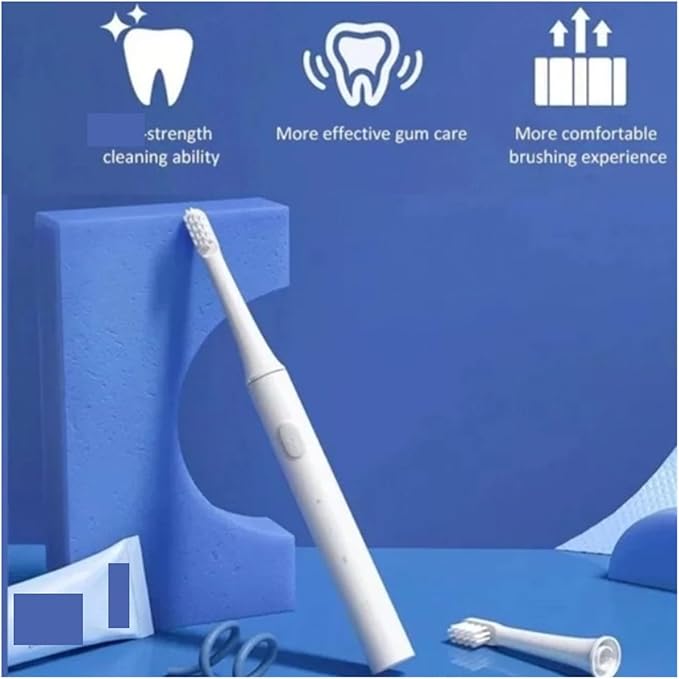 Compatible for T100 Electric Toothbrush Head Ultrasonic Automatic Rechargeable Soft