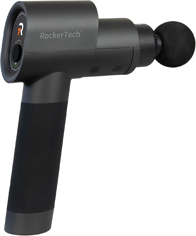 Pro Massage Gun Deep-Tissue Massage Gun for Athletes Percussion Massage Device Cordless Rechargeable (Black)