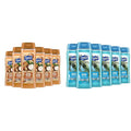 Suave Body Wash Bundle - Cocoa Butter &amp Shea and Ocean Breeze Scents 18 Oz Packs of 6