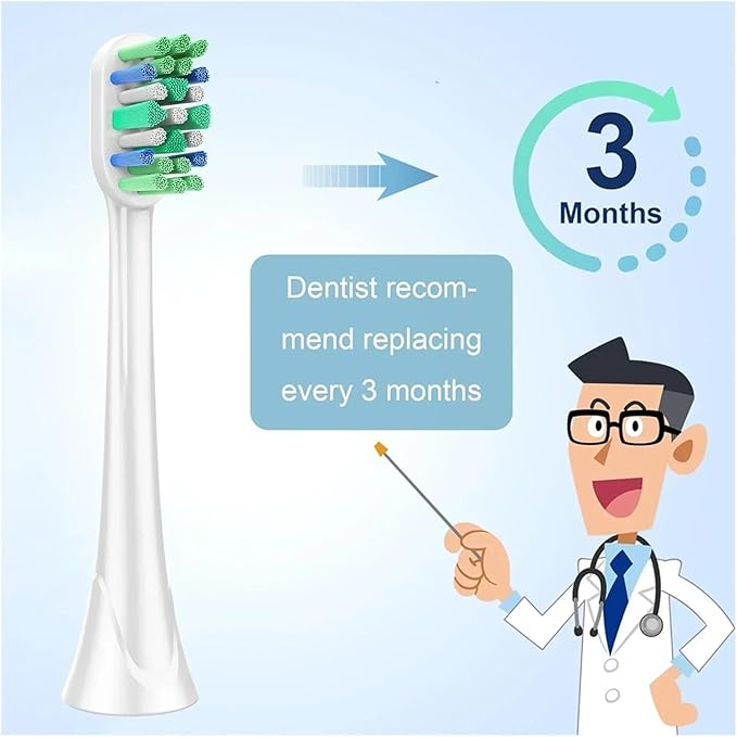 Replacement Toothbrush Heads Compatible for with Optimal Plaque Control HX9023/65 HX9044 HX9054 Electric Brush Head(20 Pcs)