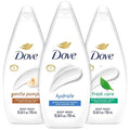 Dove Body Wash Value-Size Variety 3-Pack – Hydrate Fresh Care and Gentle Pamper 25.36 Oz Ea