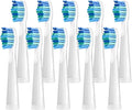 5/10 Pcs Replacement Brush Heads Compatibility for Seago Fairywill Electric Toothbrush Head Refill Tooth Clean(5 White 5Black)