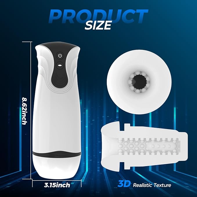Male Masterburbatar Hands Free with 10 Vibration Sucking Massagers Modes Automatic Male Mastusbafor Tight Sleeve Hoodies Pocket Puzzy Silicone Electric Massager Machine PWO03