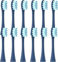 Replacement Brush HeadsCompatibility for Oclean X/X PRO/ Z1/ F1/ One/Air 2 /SE Electric Toothbrush 12PCS(12Blue)