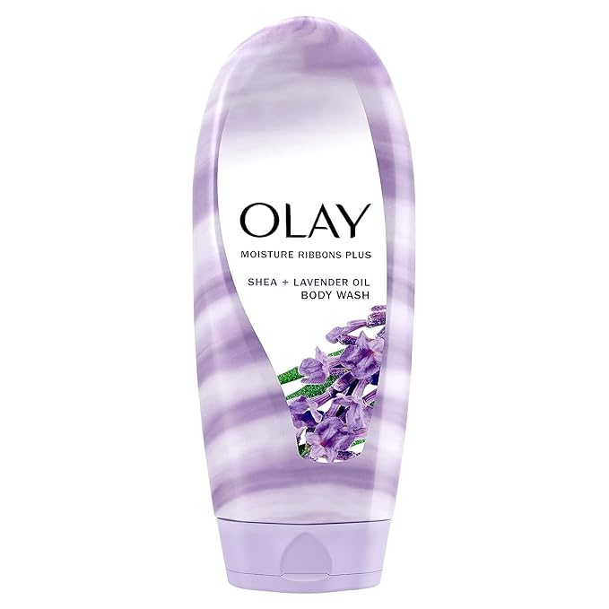 OLAY Moisture Ribbons Plus Shea Plus Lavender Oil 18 oz (Pack of 6)