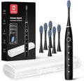 Oclean Electric Toothbrush for Adults 150 Days Battery Life Electric Toothbrush USB Rechargeable Sonic Travel Toothbrush with 6 Brush Heads &amp Travel Case 5 Modes and Smart Timer