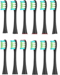 8/12/16Pcs Electric Toothbrush Replacement Brush HeadsCompatible for Oclean X/One/Air 2/ SE/X PRO/ Z1/ F1(12 Pcs Black)