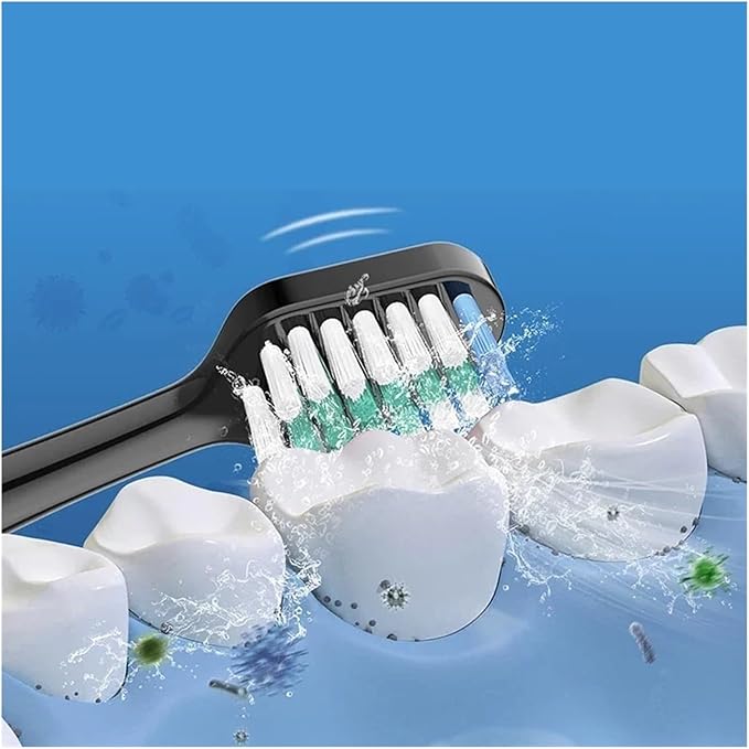 5Pcs Replacement Toothbrush HeadsSonic Electric Tooth Brush RefillCompatible for Waterpik Complete Care 9.0 (CC-01) 5. (WP-862)(5 PCS WT)