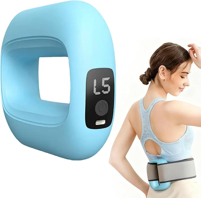 Electric Fascia Massage Ring – 5-Speed Adjustable Vibration Massager for Deep Tissue Muscle Relief Body Sculpting Pain Relief &amp Recovery Portable for Neck Shoulder Back Waist &amp Legs