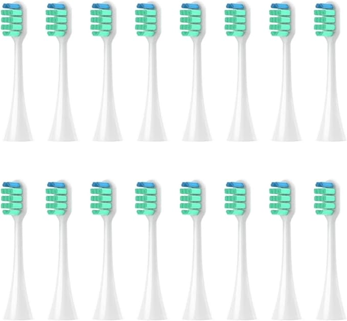 Replacement Toothbrush HeadsCompatible for EW-DC01/DC12/PDL54/PDP51/EW1031/DE92/WEW0980/DL40/DL75/DL82 Electric(32pcs White)
