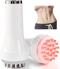 DiDEER Lymphatic Drainage Massager &amp Anti Cellulite Massage Tool for Legs Arms &amp Belly BodyHelps Reduce Stretch Marks &amp Cellulitewith Microcurrent Light Heat &amp Vibration (White)
