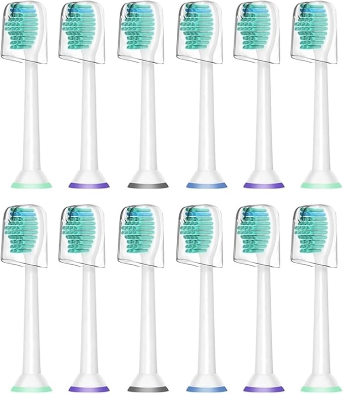 12/16/20Pcs Toothbrush HeadsCompatible for HX6780 HX6781 HX6782 HX6902 HX6910 HX6911 HX9044 HX6074 HX9024 HX6730 HX6062(12PC with Cap)