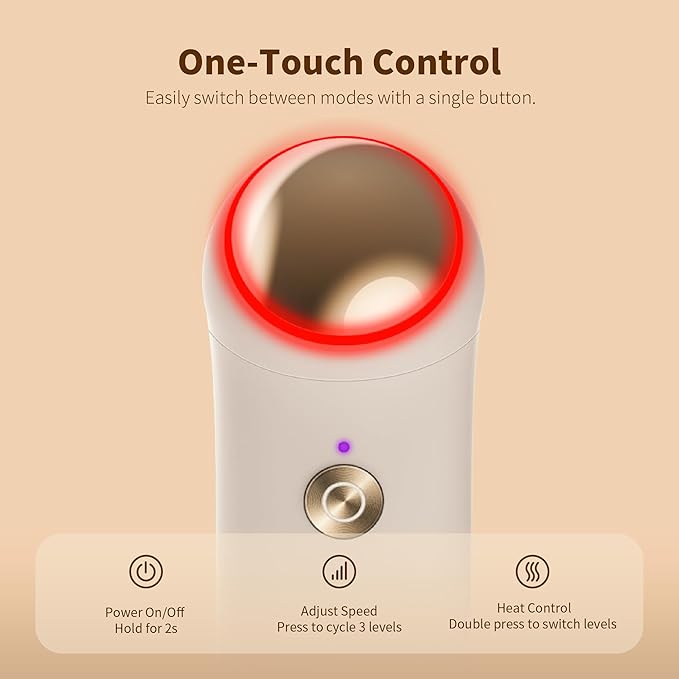 Breo Lucky 7 Massage Gun with Heat Deep Tissue Muscle Massager Stimulator Body Relaxation Low Noise for Recovery Sports