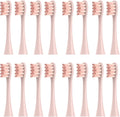 16pcs Replacement Brush Compatible for Oclean Sonic X/Pro/ Z1/ SE F1 One PW01/03/05/07/09 P5 Electric Toothbrush(16 Pink)
