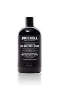 Brickell Men's Rapid Wash Natural and Organic 3 in 1 Body Wash Gel for Men 16 Ounce Spicy Citrus Scent