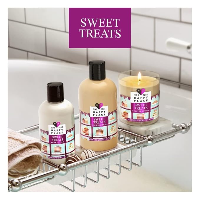 Sweet Treats- Brown Sugar &amp Carmel Bath and Shower gel 12.0 Fl Oz 1