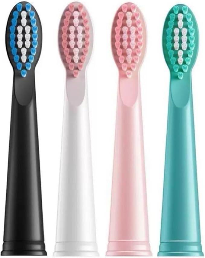 16pcs Electric Toothbrush Replacement Heads Compatible for Jianpai S10/ZQANG xm801(16pcs White)
