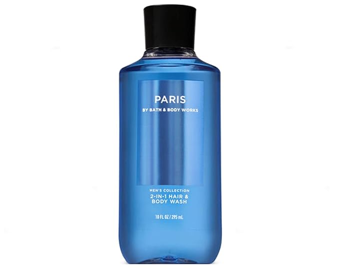 Bath &amp Body Works Paris For Men 2 in 1 Hair Body Wash 10 fl oz (10 ounce)