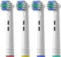 Replacement Brush Heads Compatible For Oral Toothbrush -B Fit Advance Power/Pro Health/3D Excel/Vitality Precision Clean BristlesD100 D25(17P-4Pcs)