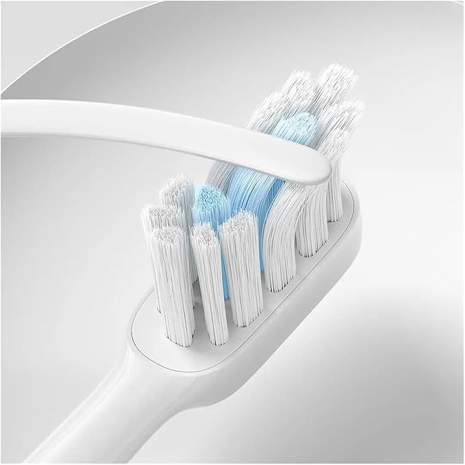 Replacement Tooth Brush Heads Compatible for Xiaomi Mijia T301/ T302 Electric Toothbrush Spare Heads(T301T302 White 3 pcs)