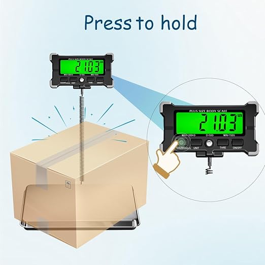 Urby Extra Wide Scale for Body Weight Talla Extra Balanzas para Pesar Personas Plus Size Scale with Easy to Read External Display. Gift for Seniors Plus Size Person. 300kg/660lb Capacity.