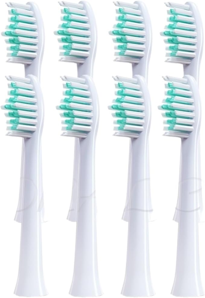 Compatible for Universal Replacement Brush Head X3/X1/X1splus/X5/X6/X7/X9/X11/X12/G5 Toothbrush Protects Teeth Gums 12 Pcs(Blue)