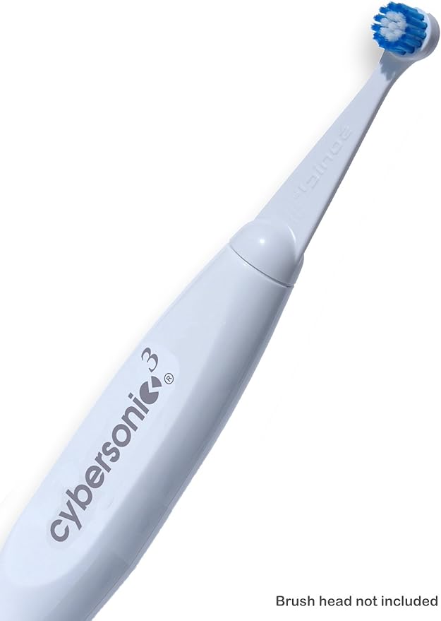 Cybersonic 3 Electric Toothbrush Replacement Power Handle Includes One Handle Compatible with All Cybersonic Charging Bases