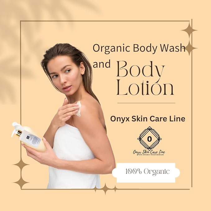 Organic Duo Skin Body Wash &amp Lotion System (8 fl oz each bottle) (Jasmine)