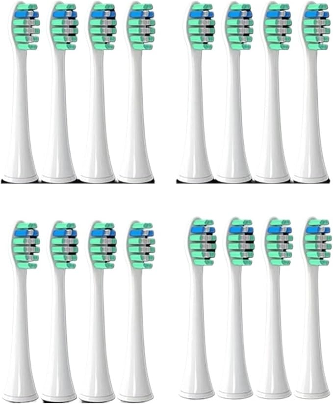 Replacement Brush Heads Compatible for HX3 HX6 HX9 Series Toothbrush(16P2)