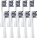 Compatible for Toothbrush Heads X/X PRO/Z1/ F1 One Air 2 Hair Brushes All(10pcs Grey)
