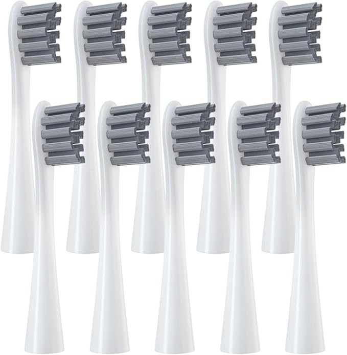 Compatible for Toothbrush Heads X/X PRO/Z1/ F1 One Air 2 Hair Brushes All(10pcs Grey)