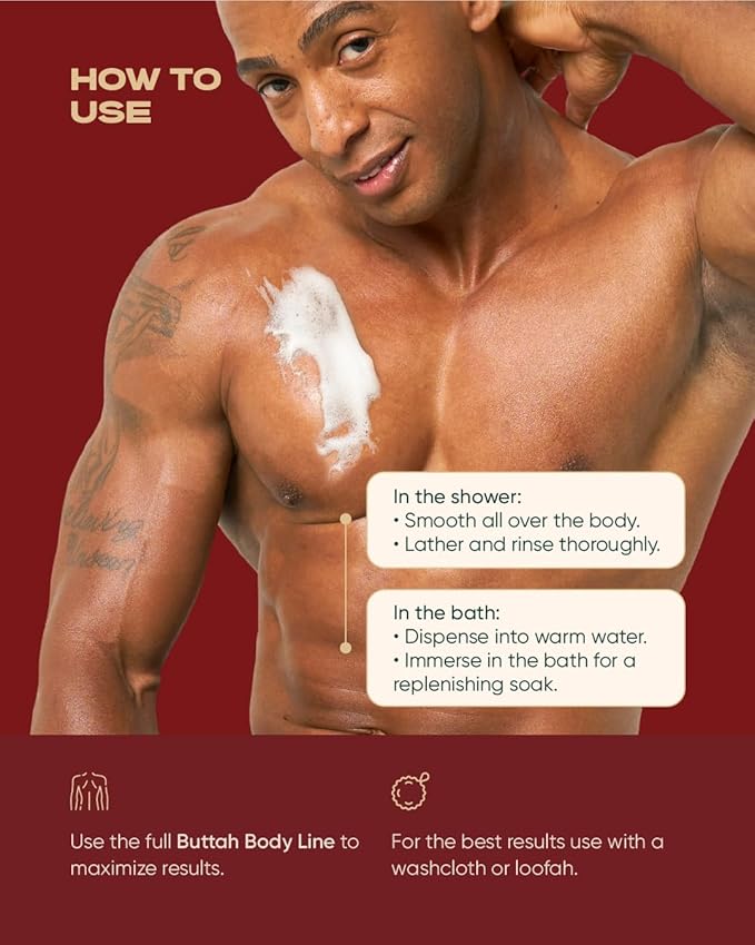 Buttah Skin by Dorion Renaud CocoShea Body Wash 10oz - Nourishing Body Wash for Men &amp Women - African Cocoa Butter Daily Body Wash - Natural Nutrients &amp Vitamins - Black Owned Skincare