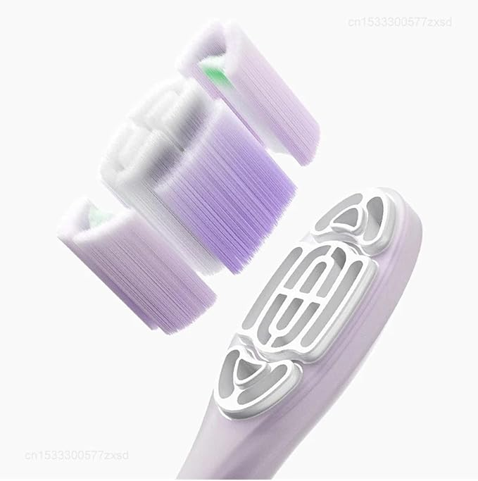 Toothbrush Replacement Heads (Soft &amp Clean)Compatible for MES609 MES610 MES613(3pcs)(Soft Heads)