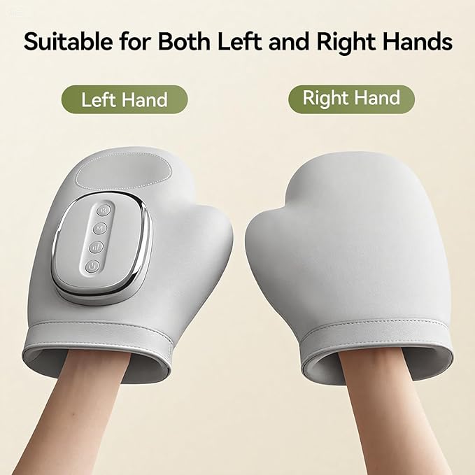 Hand Massager with Heat and Compression 3 Massage 3 Temperatures 5 Compression Models for Carpal Tunnel Relief Arthritis and Hand Muscle Relaxation Hand Massage Gift for Men&ampWomen