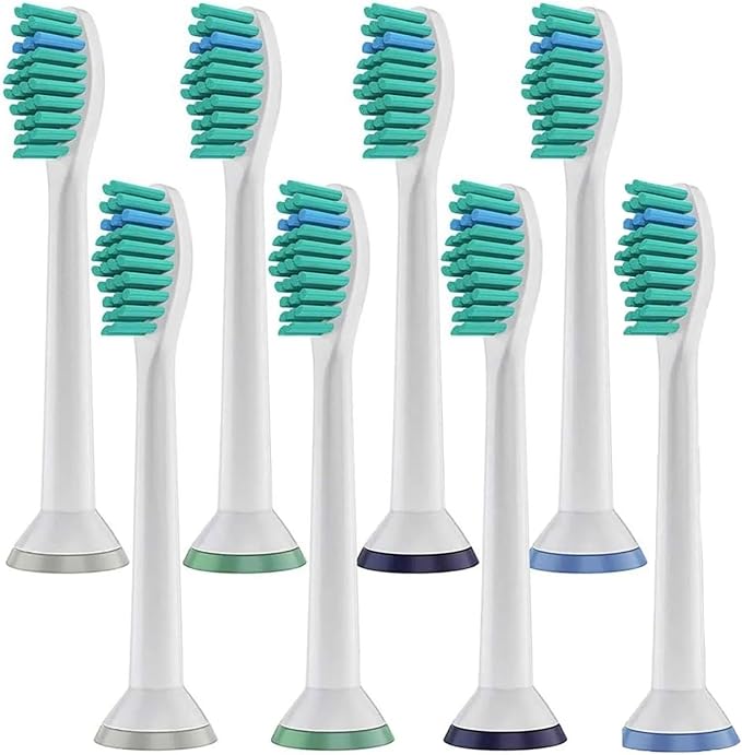 8-32pcs Replacement Toothbrush Heads Compatible with Philips Sonicare Electric Brush Head 1100 2100 4100 4300(8pcs)