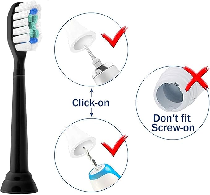 20 Pcs Replacement Brush HeadsCompatible for Toothbrushes Head for Teeth Cleaning