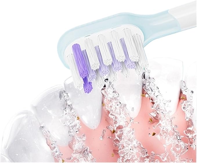 Compatible for Laifen Full Range Replacement Electric Tooth Brush Heads Clean Version(As Shown Bright Whit)