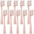 10pcs ReplacementCompatible for Usmile Y1/U1/U2 Toothbrush Heads Tooth Clean Brush Nozzles(10PinkWhiteR)