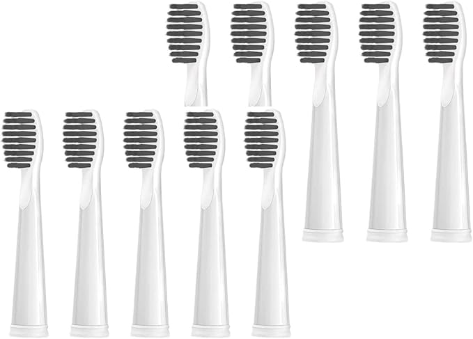 Replacement Toothbrush Heads Compatible for FW-507/508/551/515/917/959/2011FW-D1/D3/D7/D8 Electric(10 White Care)