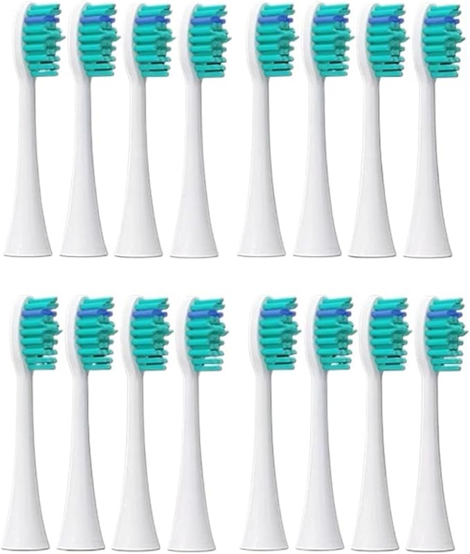 Compatible for Toothbrush Brush Head Replacement Heads HX3/HX6/HX9 Series HX3210/3211/6150/6500/6510/6530/9342/6730(16P4)