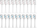 Compatible for T300/T500/T700 Electric Toothbrush Heads Refill 4/20Pcs(10White10Pink)