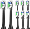 4/8/12/16 Pcs Replacement Toothbrush Heads Compatible for PhilipsSonicare Electric Toothbrush Refills for 1100 2100 4100 5100(8pcs Black)