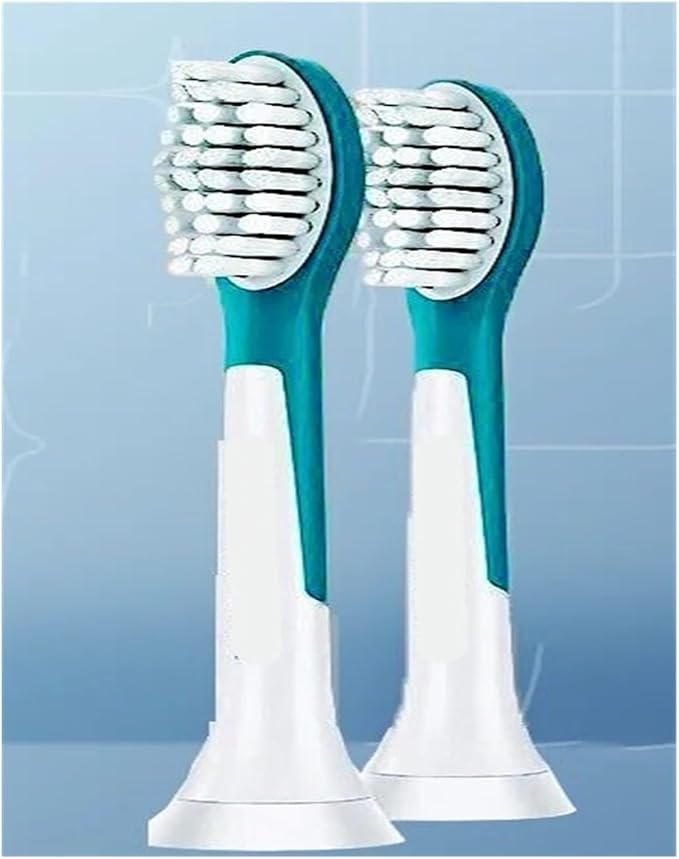 Compatible for Philips Sonicare Electric Toothbrush Headfor Mini Tooth Brush Replacement Head 2 Pcs Compatible with HX63X2 Model(HX6042 for 7yr Kids)
