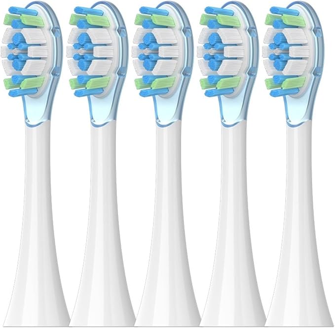 Compatible for Xiaomi Mijia Soundwave Sweeping Electric Toothbrush Pro Head Mes609/610(Mes609or610-5Pcs)