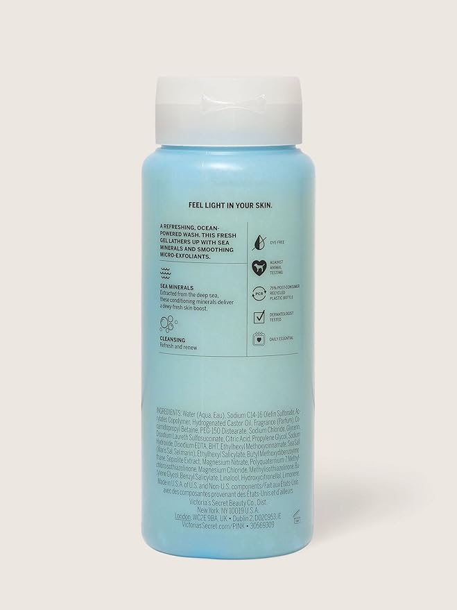 Victoria's Secret Pink Water Refreshing Body Wash with Sea Salt