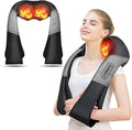 AERLANG Shiatsu Back and Neck Massager Back Massager Deep Tissue Kneading Neck and Shoulder Massage with Heat Electric Massage Pillow Fathers Day Gift Ideas from Daughter Son(NOT Cordless)