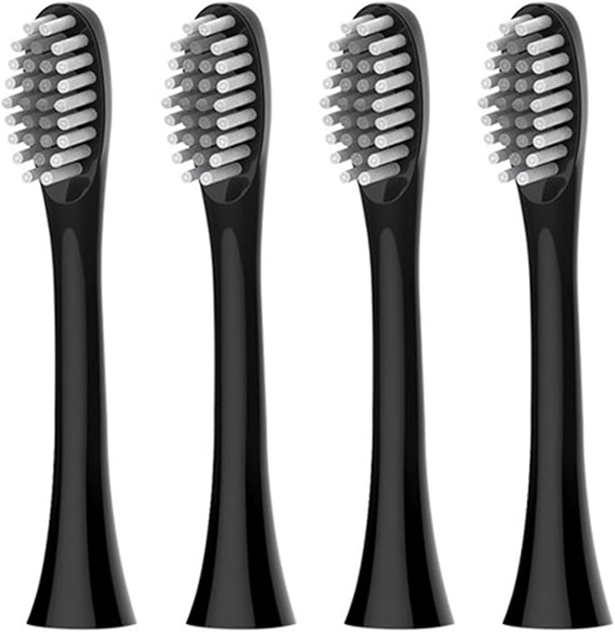 4-Piece Set for X-3 X-2 Electric Toothbrush Replacement Heads Travel case Holder(Brown)
