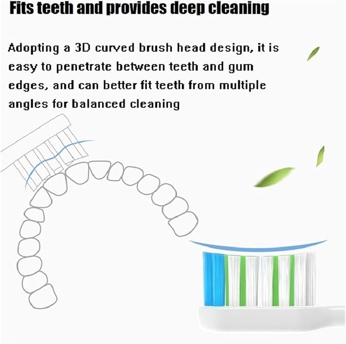 16Pcs Replacement Brush HeadsCompatible for SOOCAS V1/X1/X3/X5/X3U/X3PRO/v1/v2 Electric Toothbrush Soft Bristle Nozzles(Pink)